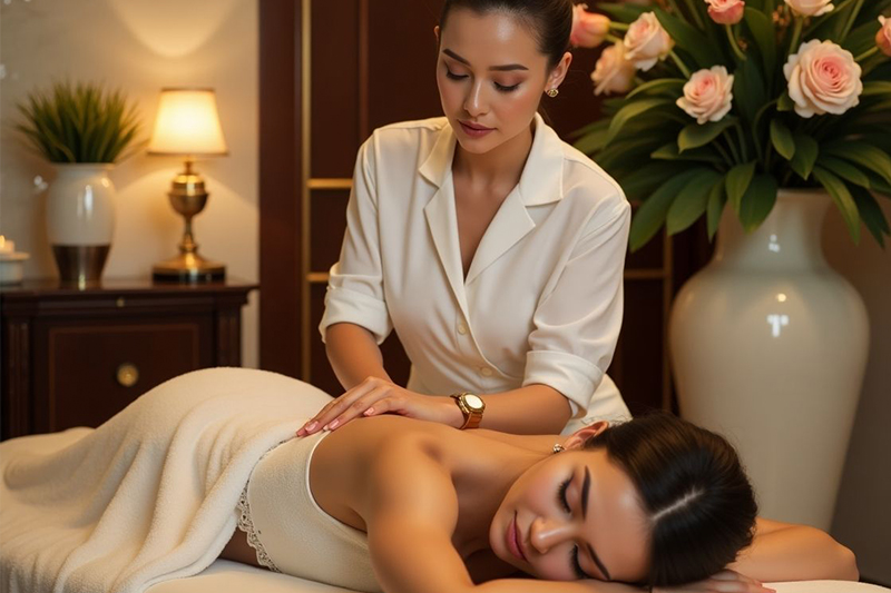 Home therapeutic massage by Nisha Beauty Salon Kuwait